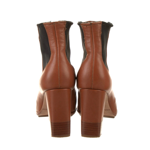 Ulla Johnson 6 Clement Chelsea Boots Saddle Leather Pull On Ankle Brown 36 - Picture 5 of 7